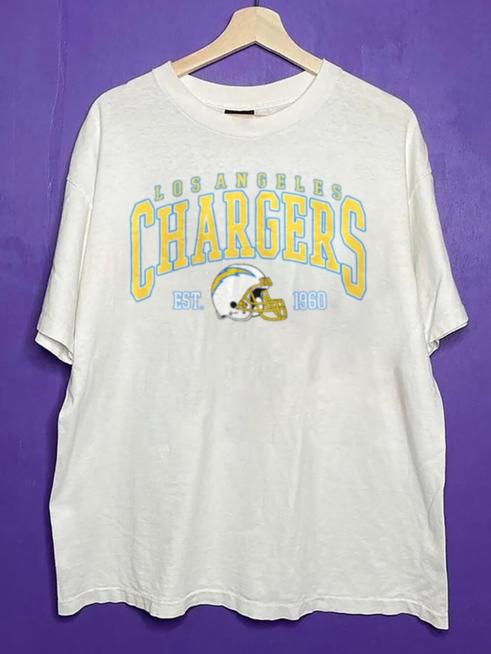 Vintage Los Angeles Chargers Style Shirt, Retro NFL LA Chargers Football Shirt
